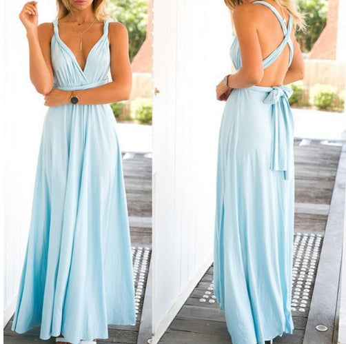Vestido longo feminino sexy