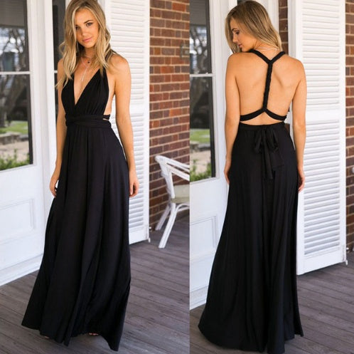 Vestido longo feminino sexy
