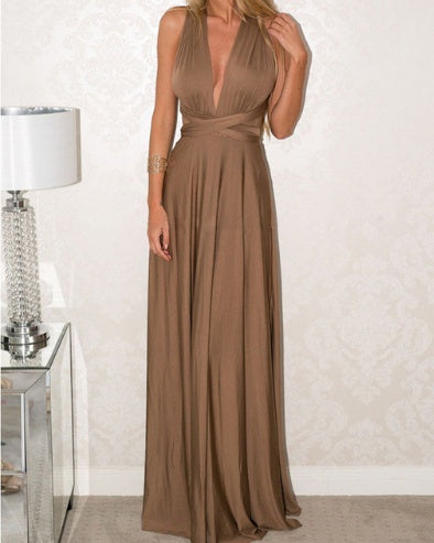 Vestido longo feminino sexy