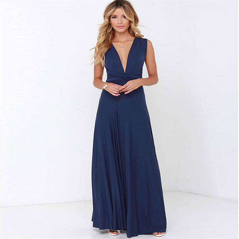 Vestido longo feminino sexy