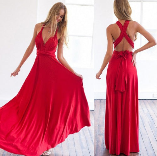 Vestido longo feminino sexy