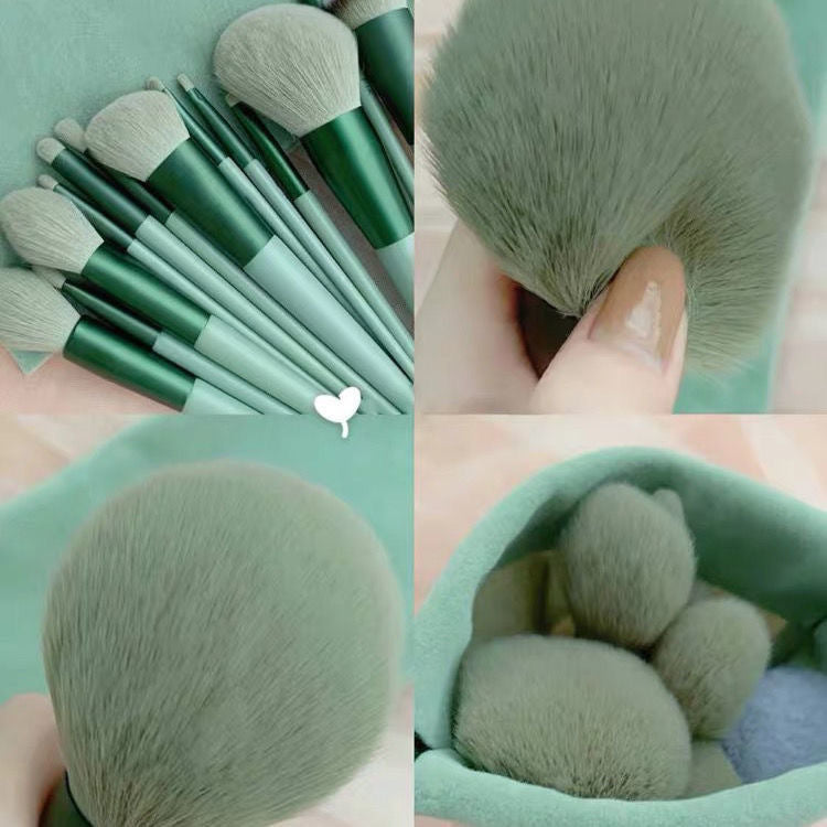 Kit de 13 pincéis para maquiagem completa