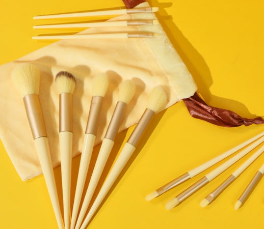 Kit de 13 pincéis para maquiagem completa