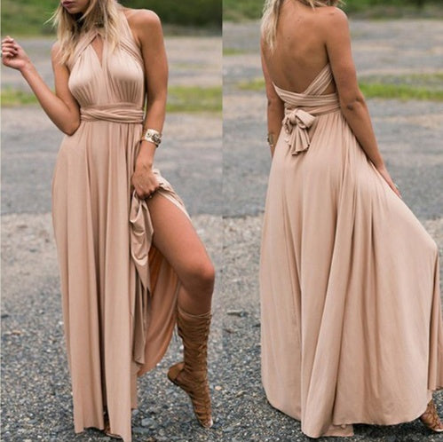 Vestido longo feminino sexy
